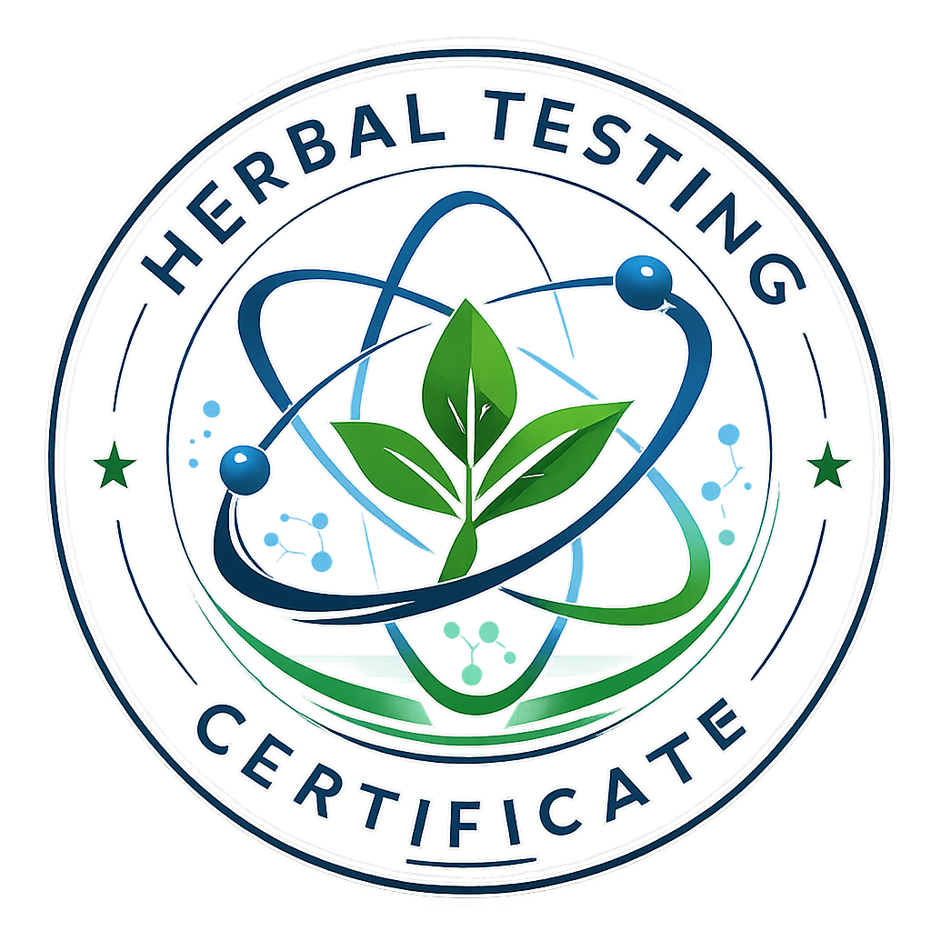 Herbal Testing Certificate